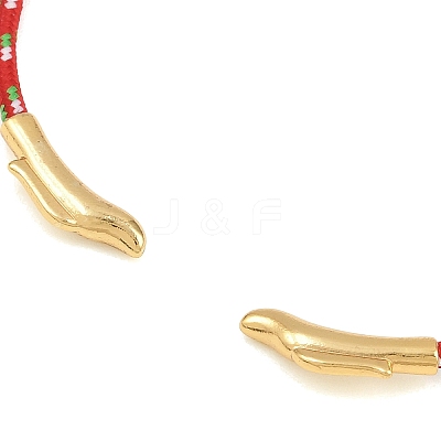 Braided Steel Wire Bangles Making KK-CBA6056-02D-G-1
