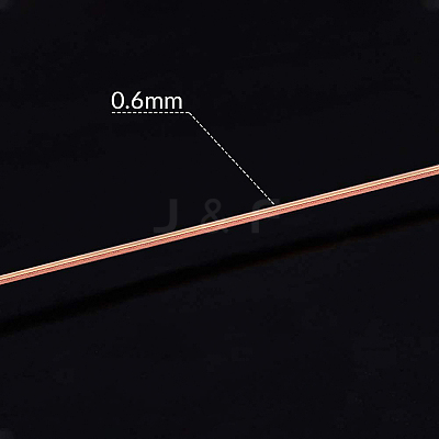 Round Bare Copper Wire for Jewelry Making CWIR-BC0002-16D-1