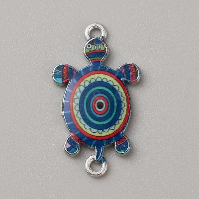 Alloy Enamel Connector Charms LS-ENAM-WH0061-47C-1