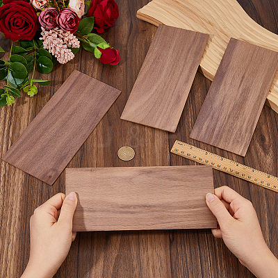 Walnut Wood Guitar Head DIY-WH0816-082-1