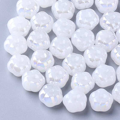 Imitation Jade Glass Beads GLAA-S190-002B-01-1