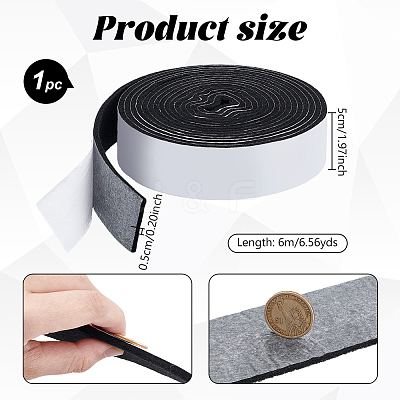 6M Self-adhesive Felt Fabric AJEW-WH0007-39A-1