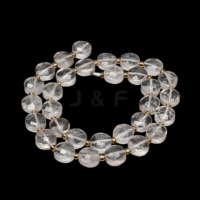 Natural Quartz Crystal Beads Strands G-B094-A37-01-1