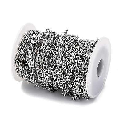 304 Stainless Steel Rectangle Link Chains STAS-P386-06A-P-1
