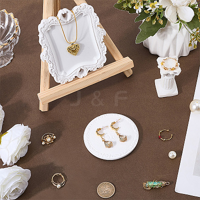2Pcs 2 Styles Vintage Resin Display Trays for Jewelry AJEW-PH0008-41-1