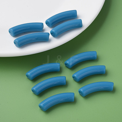 Opaque Acrylic Beads MACR-S372-002B-18-4530-1