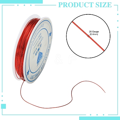 Copper Jewelry Wire CW0.4mm013-1