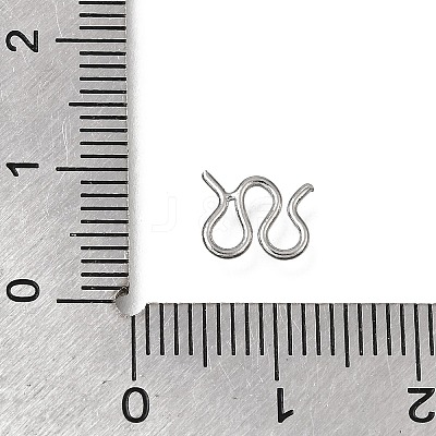 Brass M-Hook Clasps KK-CBA0DF0-14F-P-1