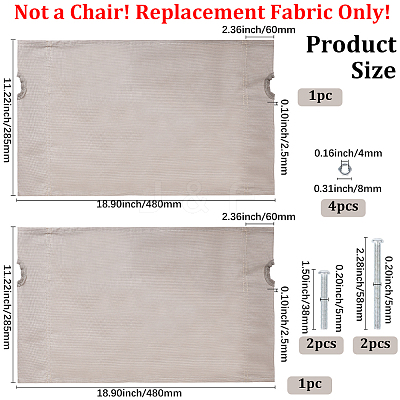 Cloth Folding Chair Cover AJEW-WH20001-78A-05-1