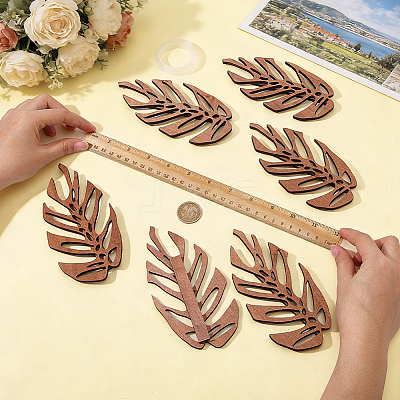 6Pcs Wood Wall Fixture Clips AJEW-FG0005-96A-1