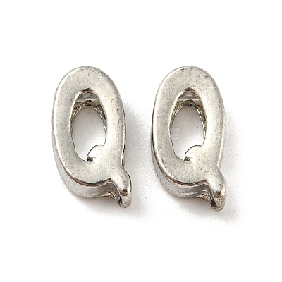 Platinum Plated Alloy Beads PALLOY-CJC0001-64P-Q-1