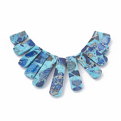 Synthetic Gemstone Beads Strands G-S326-003B-1