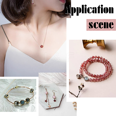 80Pcs 2 Colors Brass Bead Frames KK-PH0001-05-1