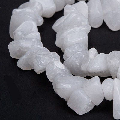Natural White Jade Beads Strands G-F703-02-1