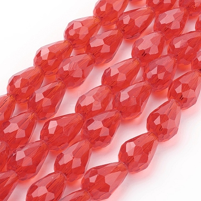 Glass Beads Strands GLAA-R024-15x10mm-14-1