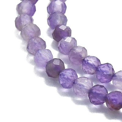 Natural Amethyst Beads Strands G-P457-A01-15-1