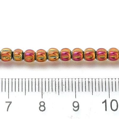 Electroplated Synthetic Non-magnetic Hematite Beads Strands G-C154-A01-01G-1