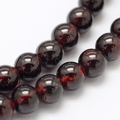 Garnet Round Beads Strands G-O081-03-5mm-1