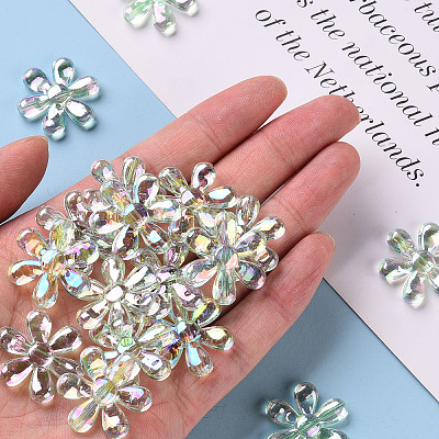 Transparent Acrylic Beads TACR-S154-35C-327-1