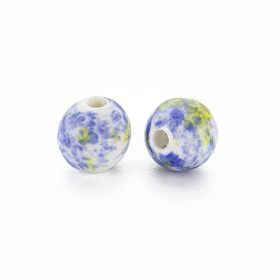 Handmade Porcelain Beads X-PORC-Q197-12mm-04-1