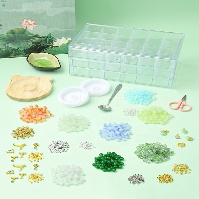 DIY Lampwork Beaded Bracelet Making Kit DIY-FZC0001-01A-1