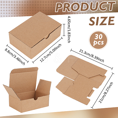 30Pcs Corrugated Cardboard Mailer Boxes CON-BC0008-18-1