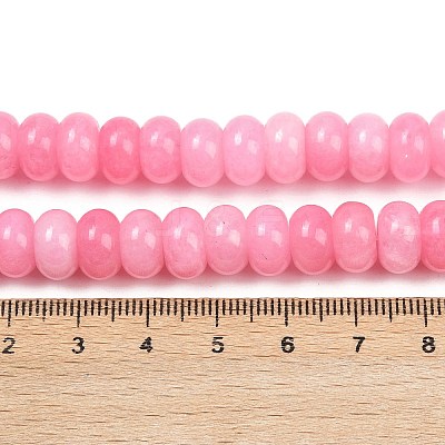 Dyed Natural White Jade Beads Strands G-G107-A28-01-1