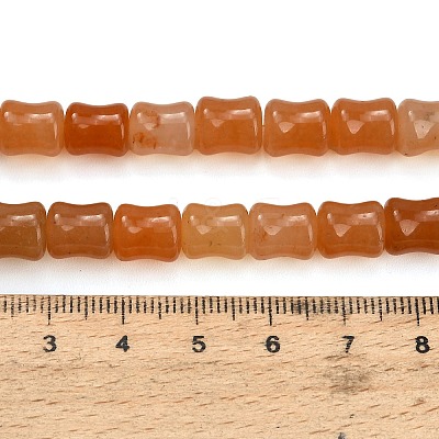 Natural Red Aventurine Beads Strands GG-CBA792A-E01-8x9mm-1