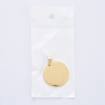 304 Stainless Steel Pendants Ion Plating(IP) STAS-P115-08G-1