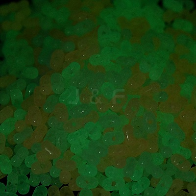 Luminous Transparent Acrylic Beads LACR-D009-01H-1