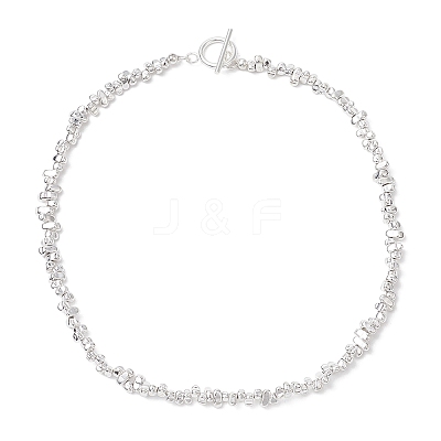 Electroplated Synthetic Non-magnetic Hematite Beads Necklaces NJEW-JN05087-1