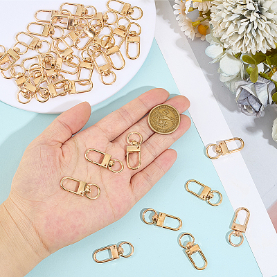 36Pcs Alloy Swivel Clasps PURS-CN0001-12P-1