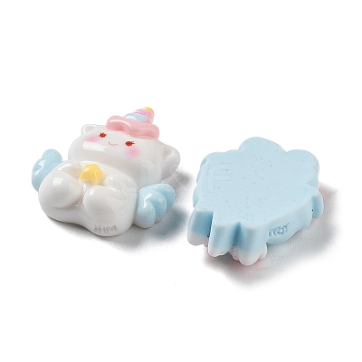 Opaque Resin Cabochons CRES-M029-07-1