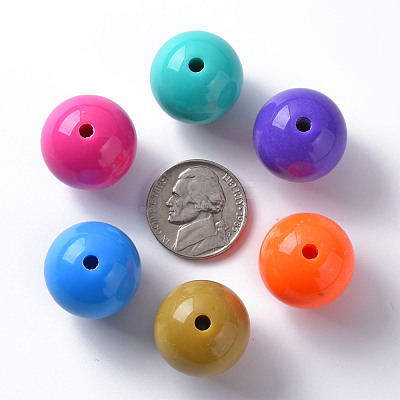 Opaque Acrylic Beads MACR-S370-C20mm-M2-1