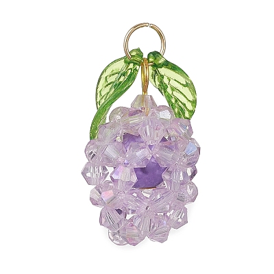Glass Pendants PALLOY-MZ01074-02-1