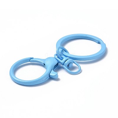 Alloy Keychain Clasps X-FIND-H037-03-1
