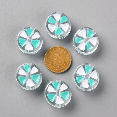 Transparent Enamel Acrylic Beads LS-TACR-S155-005B-1