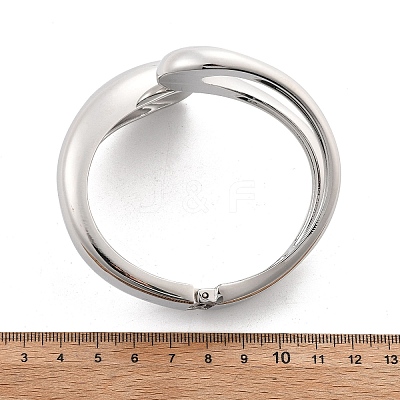 Alloy Hinged Bangles for Womrn BJEW-D312-01P-1