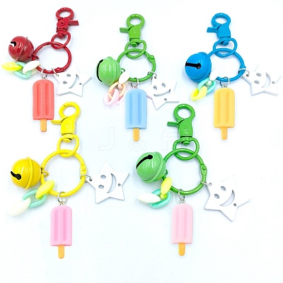 40Pcs 5 Colors Opaque Resin Pendants RESI-CJ0002-99-1