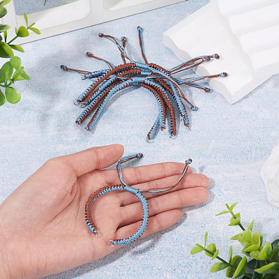 Nylon Thread Bracelets Making AJEW-TAC00106-1