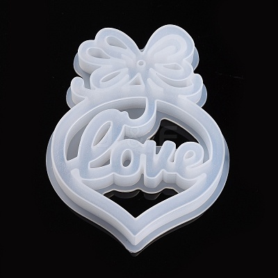 Valentine's Day DIY Heart with Word Love Silicone Molds DIY-L021-65-1