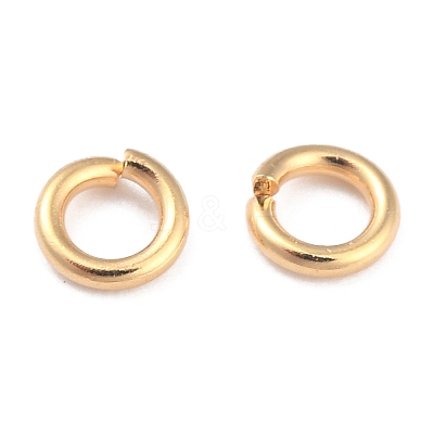 Rack PlatingBrass Open Jump Rings X-KK-O139-18I-G-1