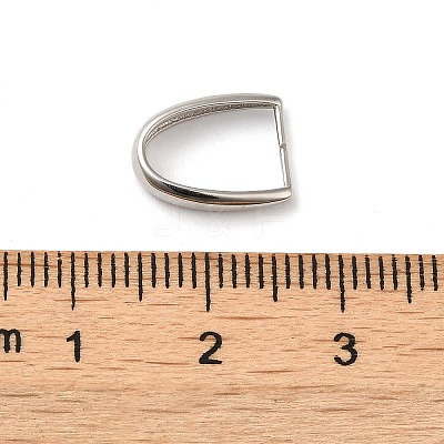 Rhodium Plated 925 Sterling Silver Ice Pick Pinch Bails STER-NH0001-50P-1