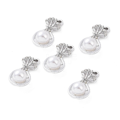 Alloy Rhinestone Pendants ALRI-C008-61P-1