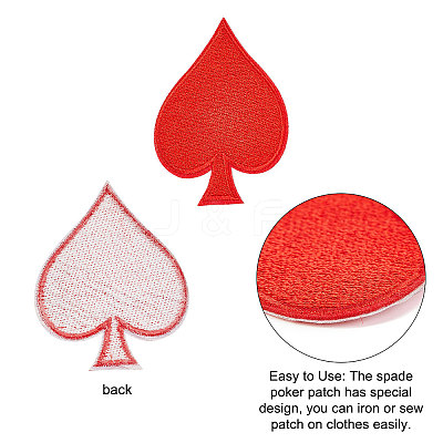 Hot Melt Adhesive Embroidery Cloth Iron on/Sew on Patches DIY-GF0003-96-1