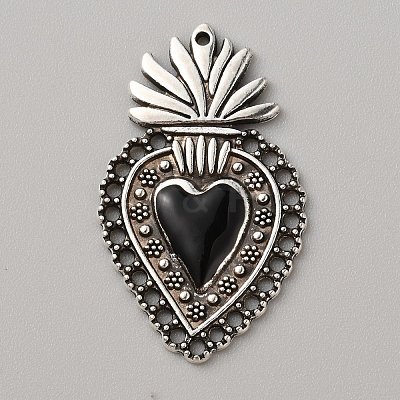 Alloy Enamel Pendants ENAM-WH0061-48B-02AS-1
