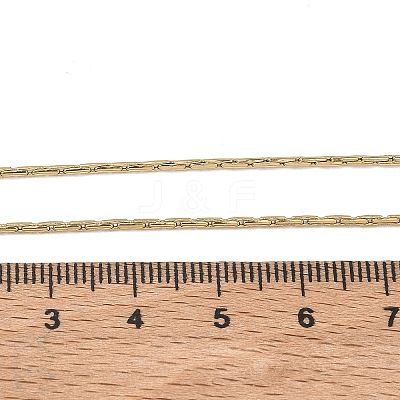 1.2MM 304 Stainless Steel Boston Link Chain Necklaces NJEW-D328-01G-04-1