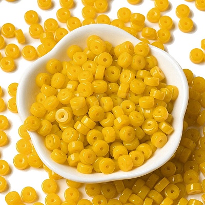 Opaque Colours Glass Seed Beads SEED-E001-P3x6mm-07-1