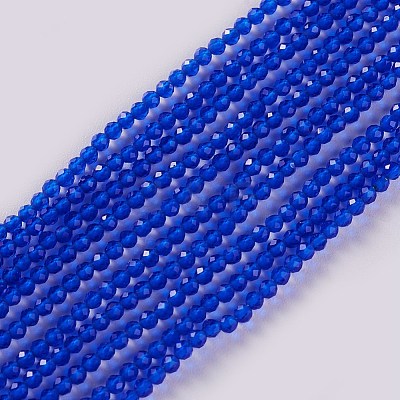 Glass Beads Strands EGLA-E057-02B-06-1