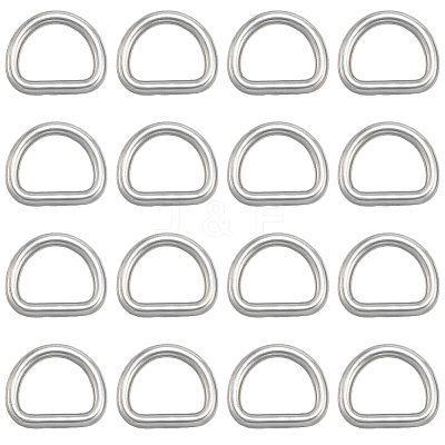 304 Stainless Steel D Rings STAS-CP0001-05A-1